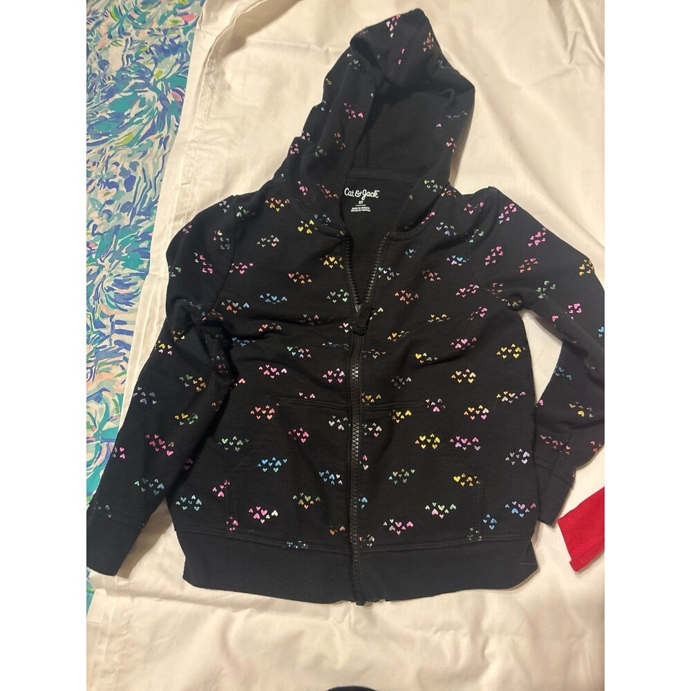 Lot of 9 girls clothes Cat & Jack and misc brands used condition size 5-6